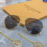 Front view of Louis Vuitton unisex sunglasses