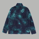 Side profile of Louis Vuitton luxury clothing with monogram-inspired silhouette