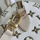 Top view of polished chic women's handbag – women's designer-style accessory