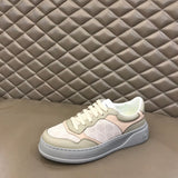 Gucci soft grey luxury sneakers view 6 premium leather build