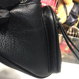 Structured Premium PU Leather Handbag - Smooth Faux-Leather Exterior | Women's Everyday Carry Handbag #222 - styled full view (image 7) of designer-inspired handbag