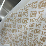 Back view of Louis Vuitton luxury clothing with relaxed-fit cut