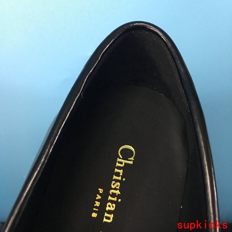 Dior Nude Loafer Flats - Front View