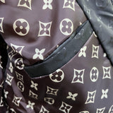 Back view of Louis Vuitton luxury clothing with streetwear-inspired cut