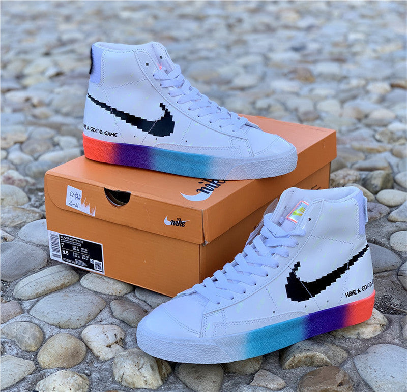 Nike Men's & Women's Premium Designer Sneakers — Style 034 hardware detail