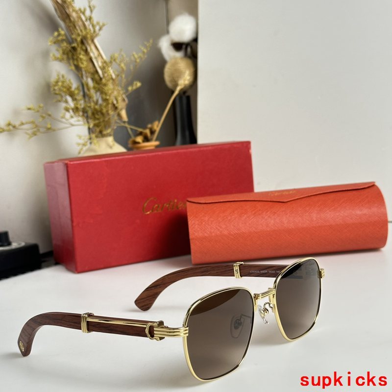Front view of Cartier unisex sunglasses