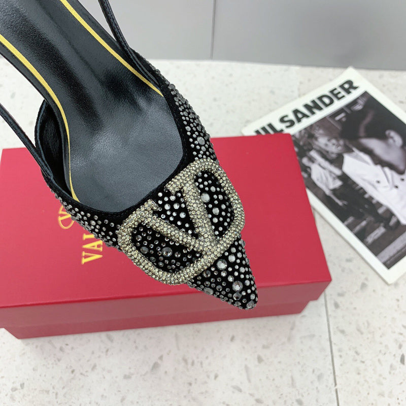 Valentino Garavani designer shoes full view