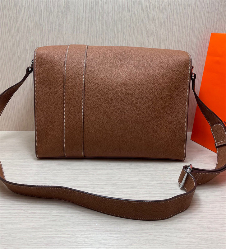  Modern structured bag carried on shoulder