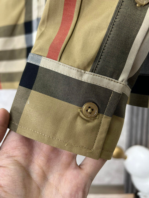 Burberry luxury designer clothing detail shot