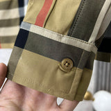 Burberry luxury designer clothing detail shot