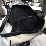 Sleek Vegan Leather Handbag - Modern Structured Build | Women's Premium Handbag #168 - close-up detail shot (image 3) of designer-inspired handbag