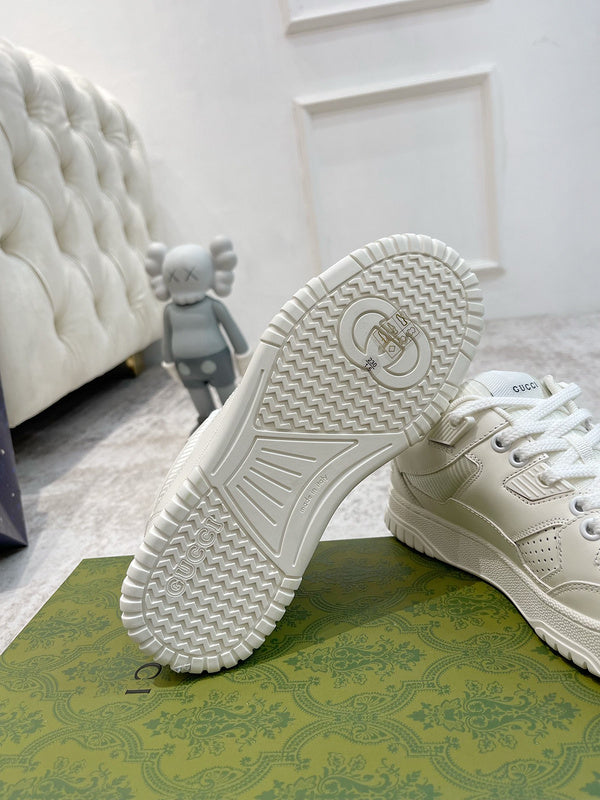 Gucci sneakers detailed view showing premium designer craftsmanship