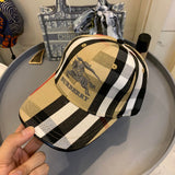 Front view of Burberry unisex cap