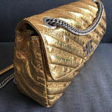 Modern Vegan Leather Handbag - Statement Silhouette | Women's Luxury Handbag #801 - hardware and detail close-up (image 5) of designer-inspired handbag