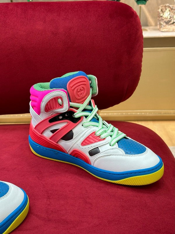 Gucci two-tone luxury sneakers view 8 streetwear statement look