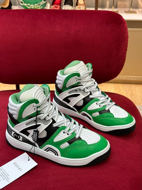 Gucci bold contrast luxury sneakers view 9 streetwear statement look
