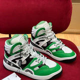 Gucci bold contrast luxury sneakers view 9 streetwear statement look