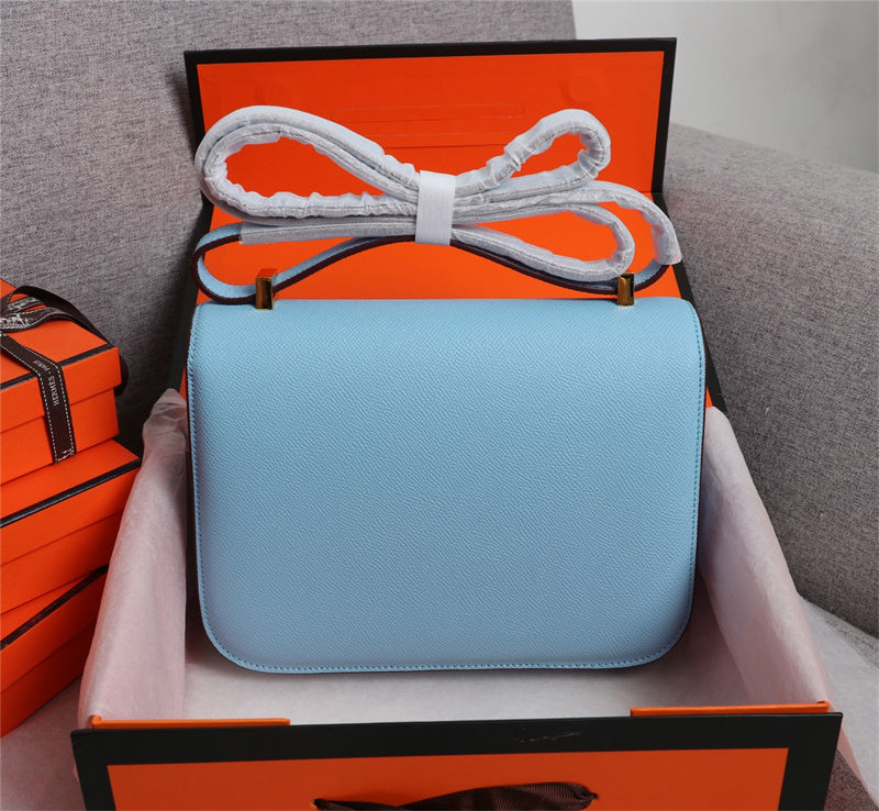 Polished bag shown from front angle