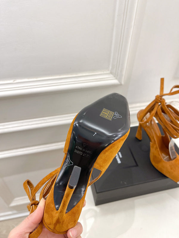 Saint Laurent luxury shoes close-up — premium authentic designer style