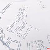 Full styled look of Moncler luxury clothing with monogram-inspired silhouette
