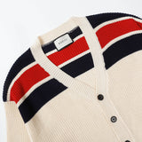 Close-up detail shot of Gucci luxury clothing with logo-detail design