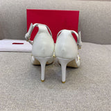 Close-up of Valentino Garavani shoes craftsmanship