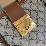 Back view of premium modern women's handbag – women's statement bag