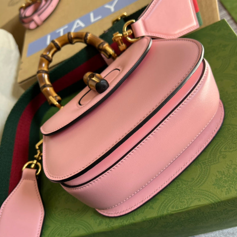 Close-up detail of signature sleek women's handbag – women's statement bag