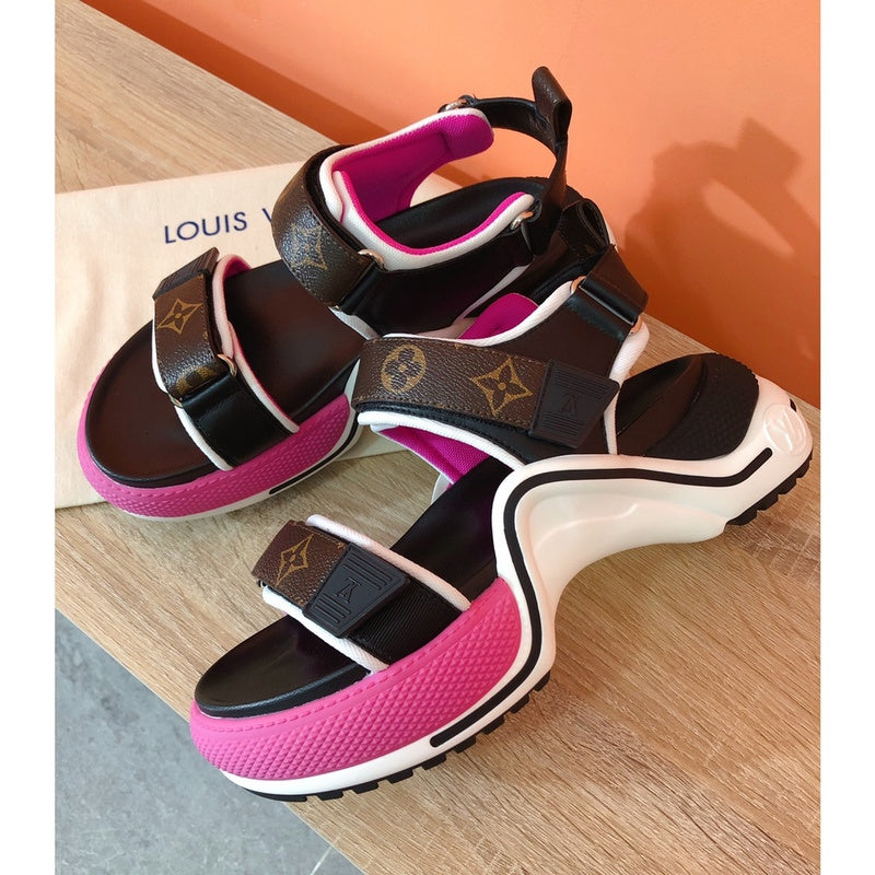 Louis Vuitton shoes Style 276 - top view showing design
