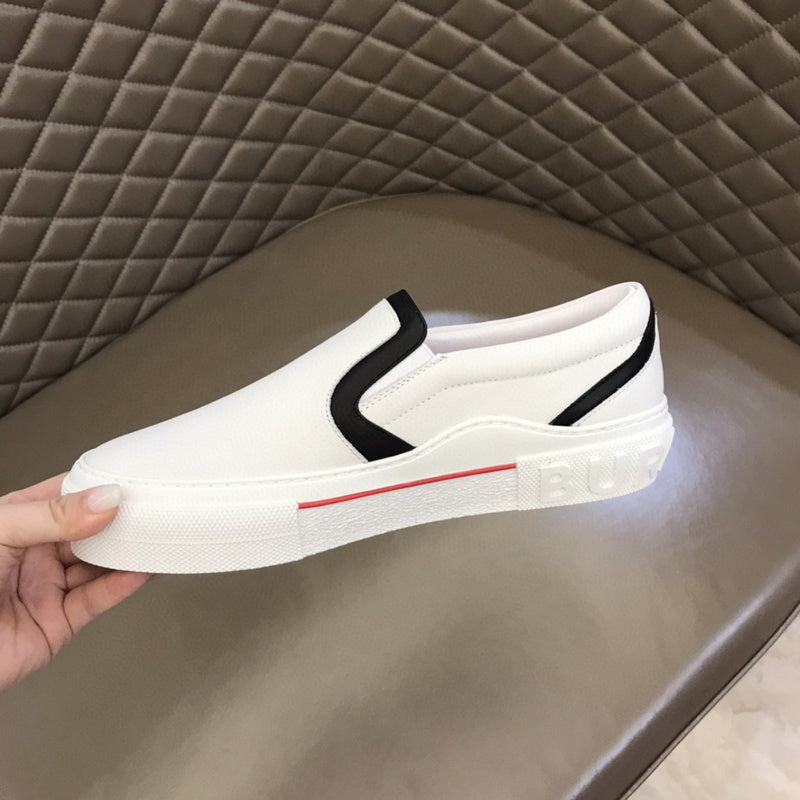 Burberry Red Ankle Boots - Angled View