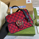 Back view of elevated statement women's handbag – women's designer-style accessory