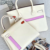 Close-up detail of curated bag design