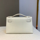 Close-up detail of graceful bag design