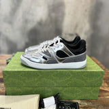 Gucci tonal black luxury sneakers view 10 padded collar comfort