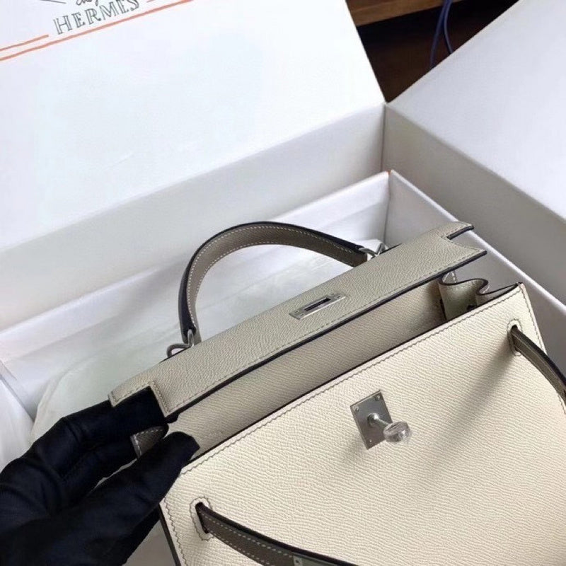Close-up detail of graceful bag design