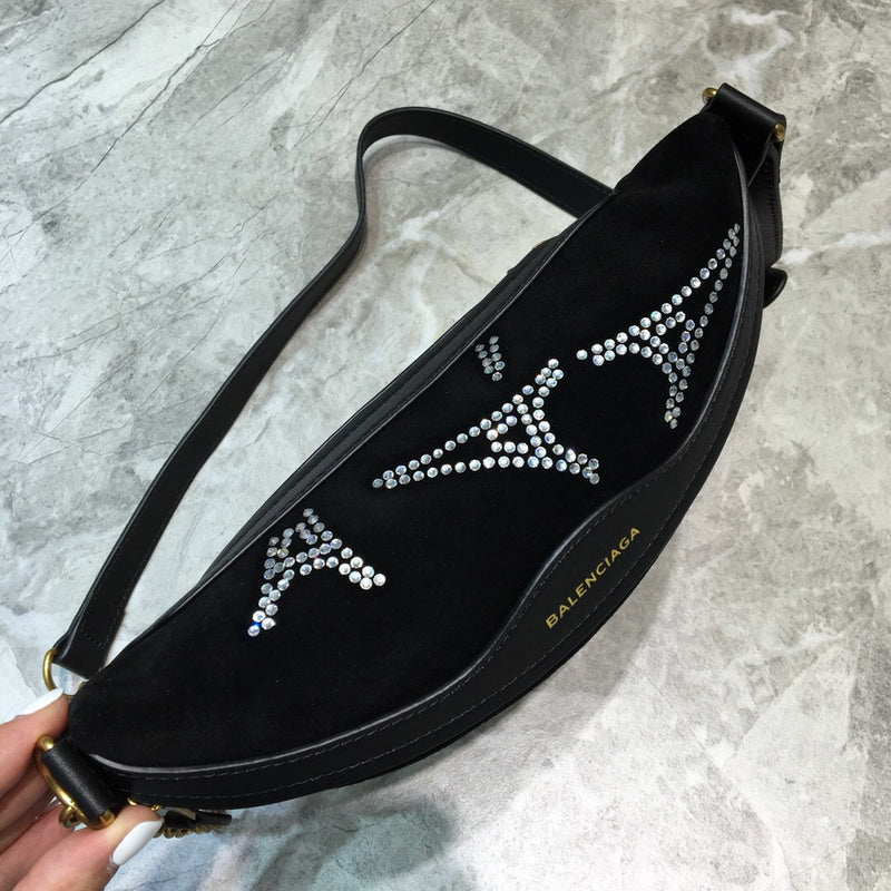 Polished Premium PU Leather Handbag - Statement Silhouette | Women's Statement Accessory #727 - interior view (image 6) of designer-inspired handbag