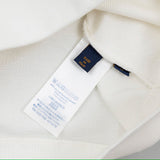 Front view of Louis Vuitton luxury clothing with signature branding