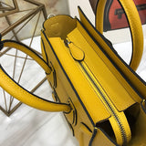 Handle and strap detail of classic structured women's handbag – women's everyday handbag