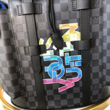 Back view of chic everyday-luxe women's handbag – women's statement bag