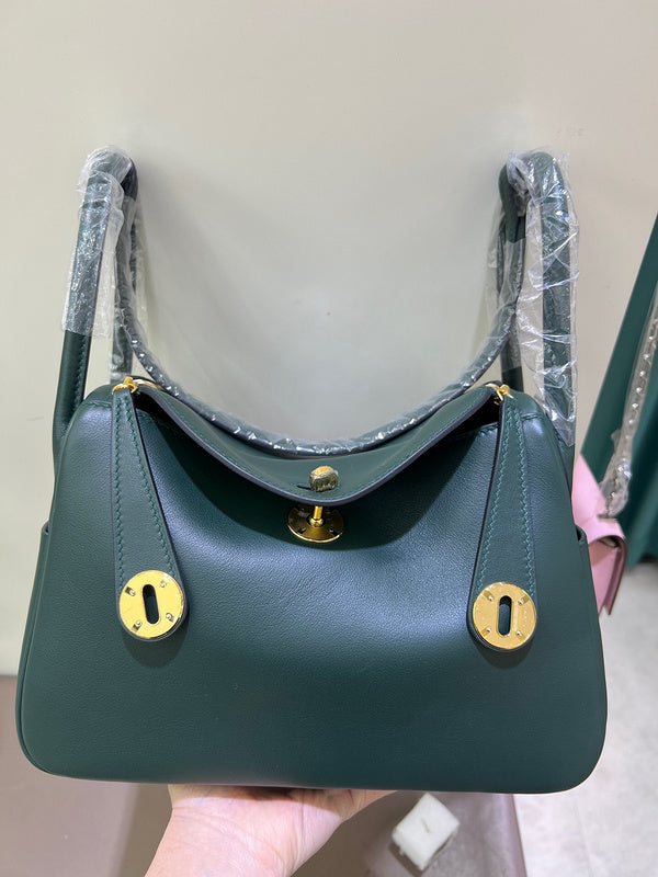 Modern bag shown from front angle