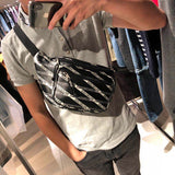 Back view of classic sleek women's handbag – women's luxury accessory