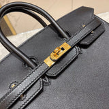 Close-up detail of understated bag design