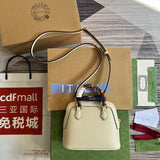 Front view of structured statement women's handbag – women's everyday handbag