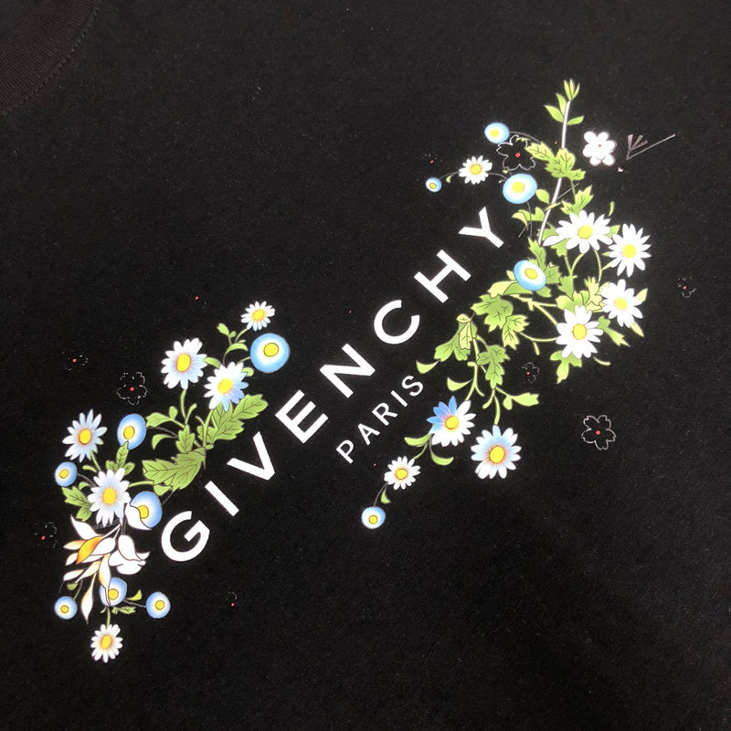 Full styled look of Givenchy luxury clothing with relaxed-fit cut