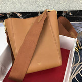 Front view of structured statement women's handbag – women's designer-style accessory