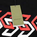 Full styled look of Gucci luxury clothing with relaxed-fit cut