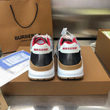 Burberry Camel Ankle Strap Heels - Back View