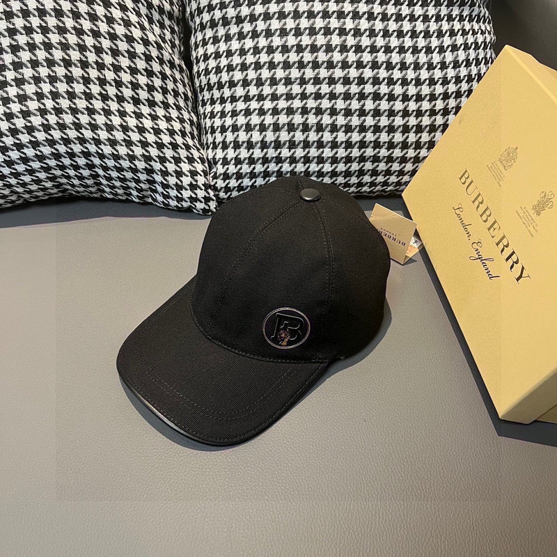 Front view of Burberry unisex cap