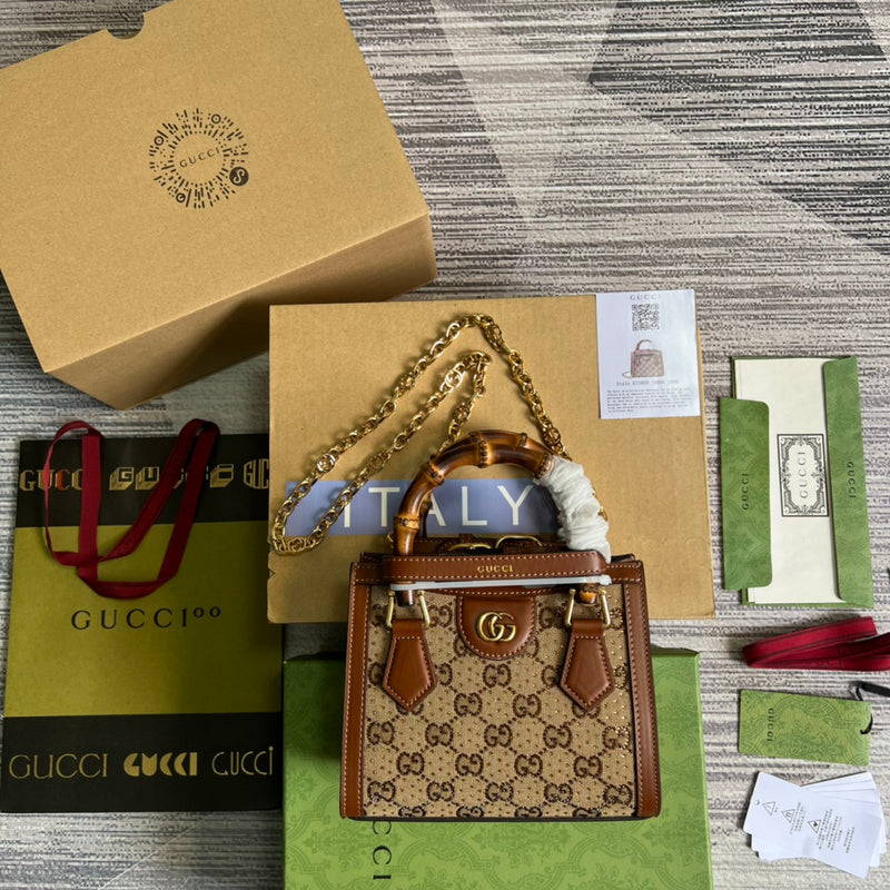 Back view of statement classic women's handbag – women's luxury handbag