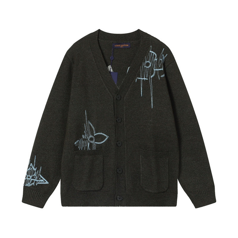 Back view of Louis Vuitton luxury clothing with relaxed-fit cut